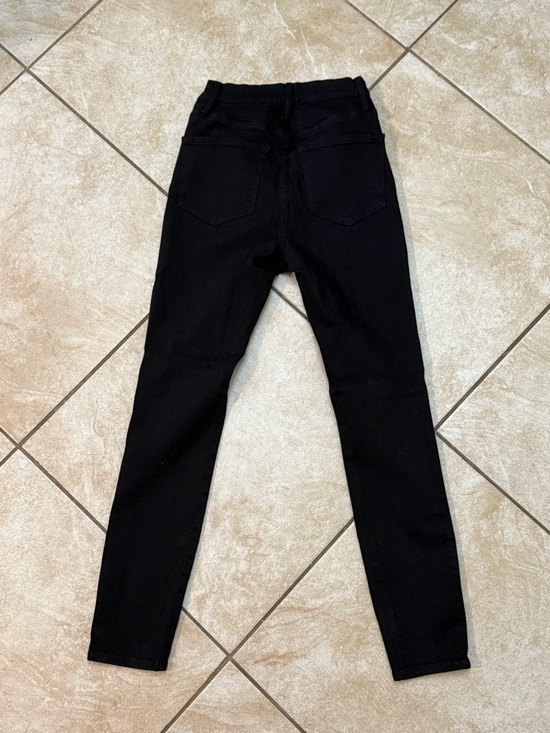 Frame Denim Denim - Frame Denim All High Cigarettes Women's Black Skinny Jeans Sz 25